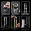 Portable Tea Infuser Double-Wall Glass Bottle