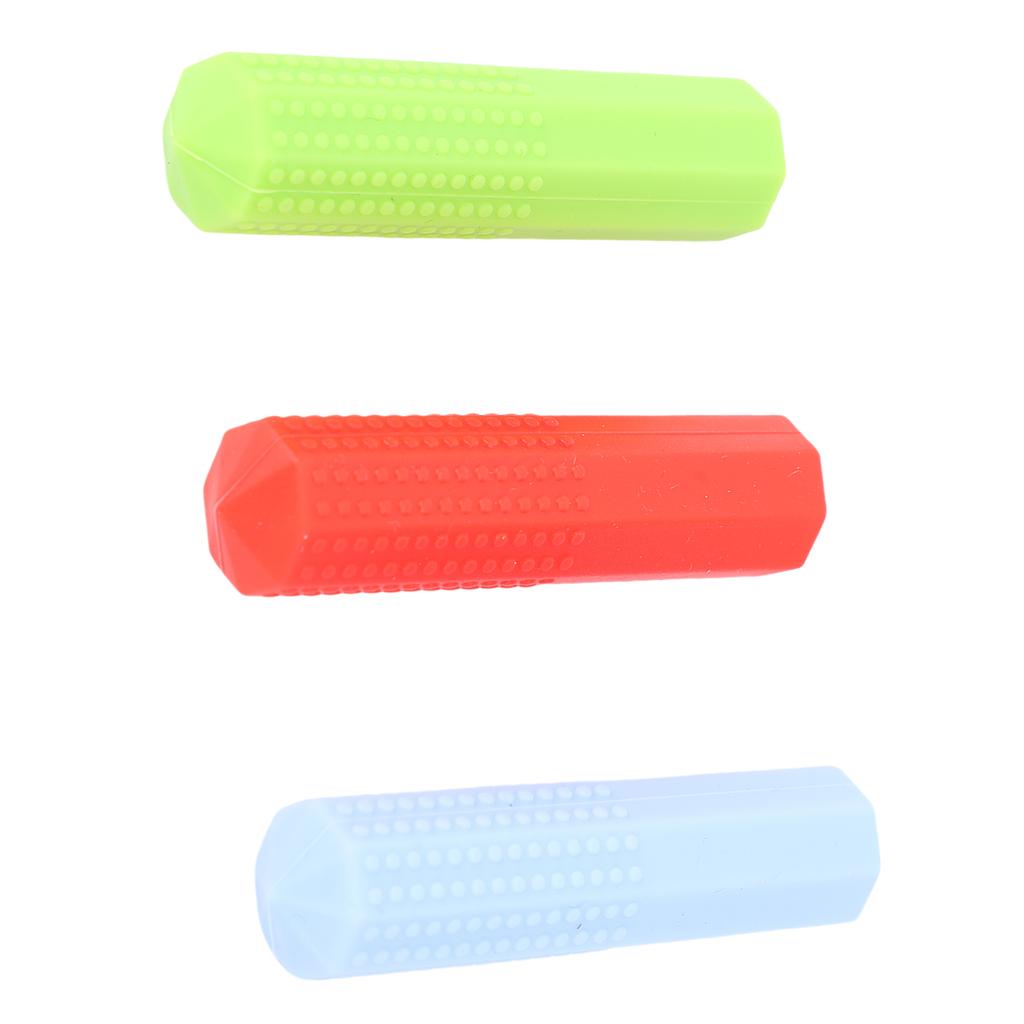 3 Stuks Pen- of Potloodgewichten Siliconen Comfortabele Grip Handschrift Hulp voor Kinderen 3 Kleuren