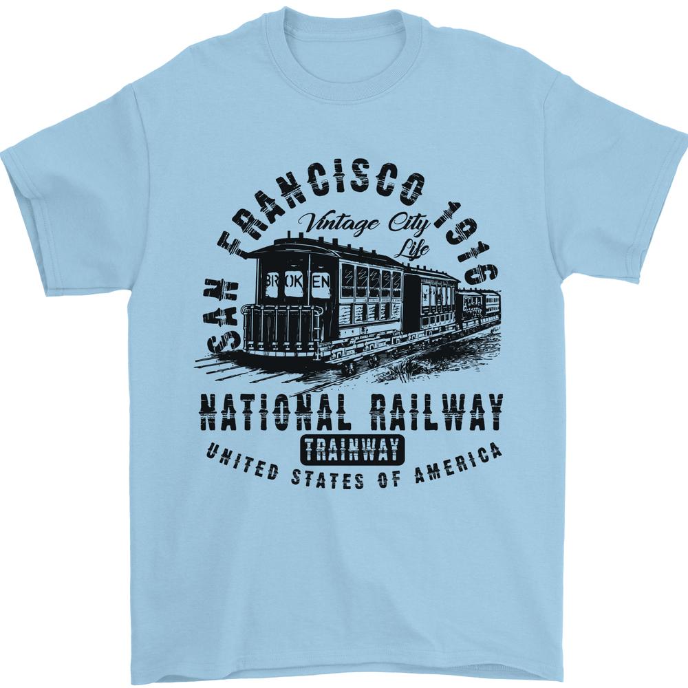 National Railway Locomotive Train Trainspotting Unisexs TShirt 100 Cotton S