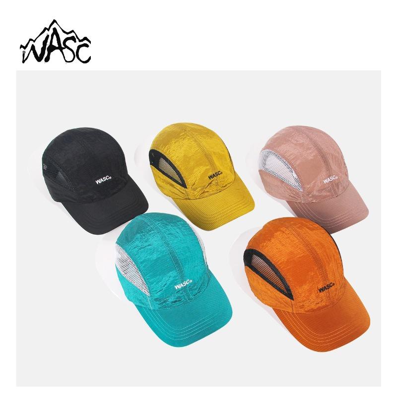 Quick-drying baseball cap embroidery summer thin breathable outdoor sunscreen sunshade mesh cap waterproof cap