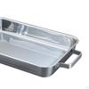 Fish Deep Baking Tray, Pan Roasting with Handles, Rectangle Seafood Plate for Meat