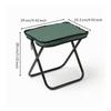 Folding Stool with Padded Seat Foldable Compact Furniture for Campers, Anglers,