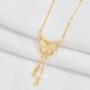 Merry Su Butterfly Necklace Women'S Light Luxury Simple Temperament Versatile Micro-Inlaid Pendant