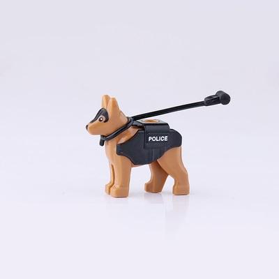 Military Dog Soldier Figures Accessories Mini Action Figure Building Blocks City Friends SWAT Police Army Weapon MOC Bricks Toys