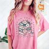 Theres No Such Thing As Too Many Book Casual Style Cotton Tshirts Book Lover Gift Retro Floral Women Tee Ropa Mujer Art Clothes