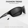 Feisedy Sports Sunglasses for Polarized Lightweight Metal UV400 TAC Unisex Suitable for Baseball Men, Lenses, Frame, Protection, Sunglasses, Running,