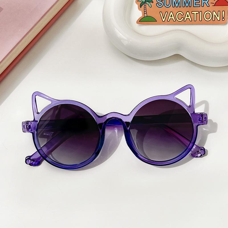 Children Cute Animal Cartoon Vintage Rimless Polarized Sunglasses Boy Girl Outdoor Sun Protection Glasses Kids UV400 Sunglasses