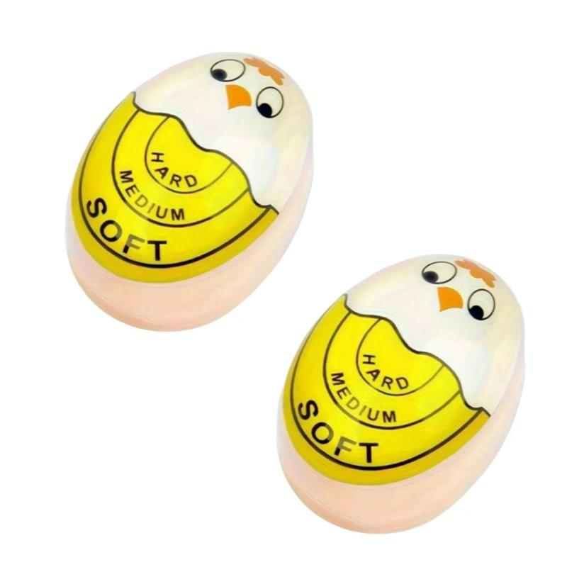 Kitchen Boiled Egg Timer Cartoon Boiled Chick Egg Timer Sensitive Color Change for Hard Soft Boiled Eggs Home Kitchen Tools