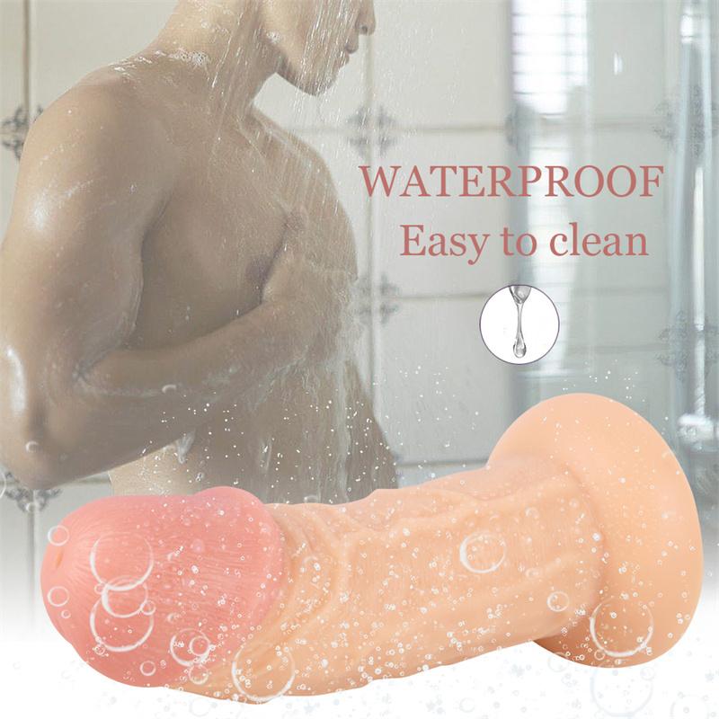 Shuanghui Eggless Dildo Sucker Big Penis Diameter 6.5cm Adult Erotic Sex Products