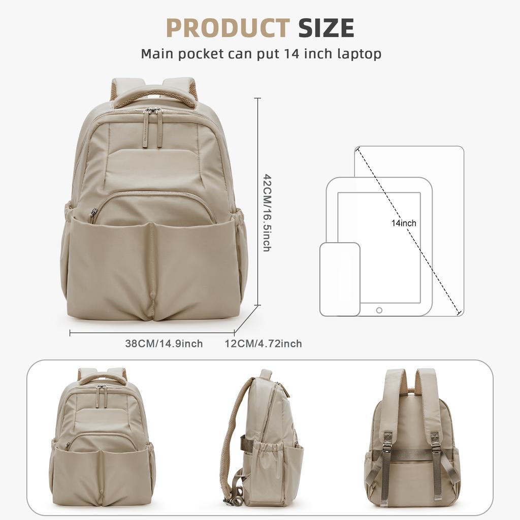 Dámský batoh Feminina Batoh Velkokapacitní Neformální Mochila Všestranný denní batoh Dámská taška přes rameno Vodotěsný nylonový batoh