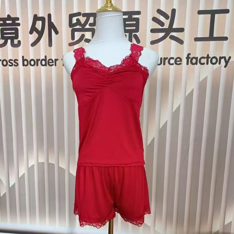 

New pure desire Spice Girl fashionable sexy soft pajamas summer loungewear suspender waist chest slim short nightdress XL