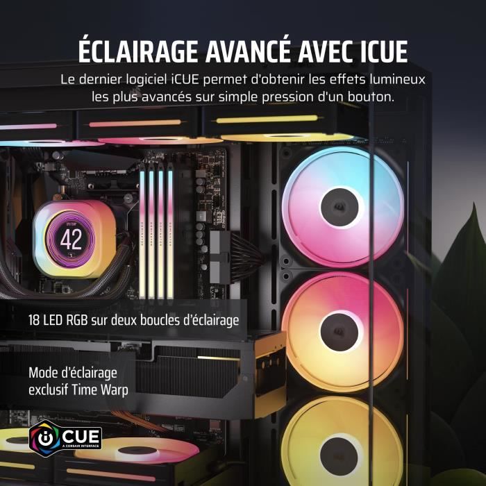 PC Cooling - CORSAIR - CO-9051051-WW - iCUE LINK LX140R RGB Single Fan
