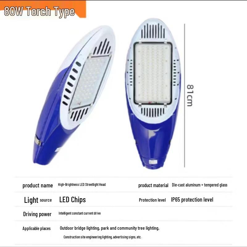 Aokewen Torch 80W LED Street Light Head