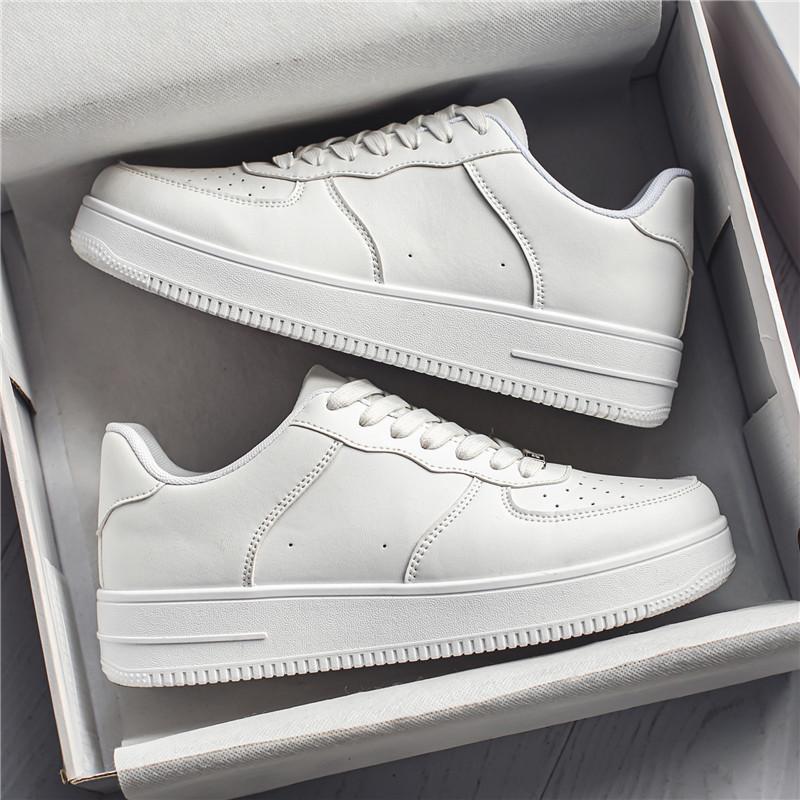 Little White Shoes Men's Summer Breathable Teen Casual Versatile Men's Shoes 2024 New Student Pure White Sports Board Shoes