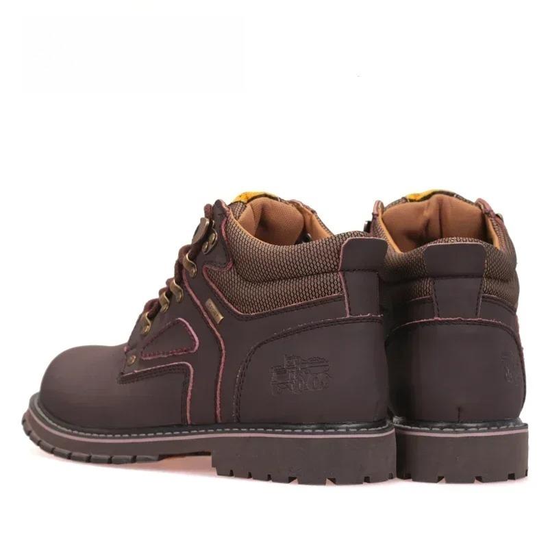 Hiking Shoes Men Waterproof Hunting Boots Tactical Desert Combat Ankle Boots Trekking Shoes Women Work Leather Walking Sneakers