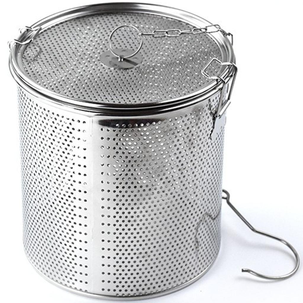 Edelstahl Gewürzbeutel Soße Suppe Geschmack Gewürzbox Korb Lake Hot Pot Schlackenabtrennung Sieb Siebe Kochwerkzeuge