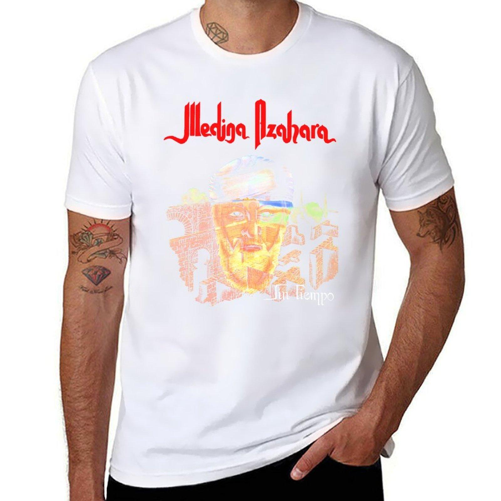 

Legends of Spanish Rock! Medina Azahara T-Shirt Louboutins korean fashion Anime t-shirt mens cotton t shirts L