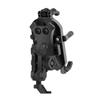 Motorcycle Mobile Phone Holder Shock-Absorbing Anti-Skid 360° Universal Ball-Head Rotating Six-Claw Silica-Fixed Bracket