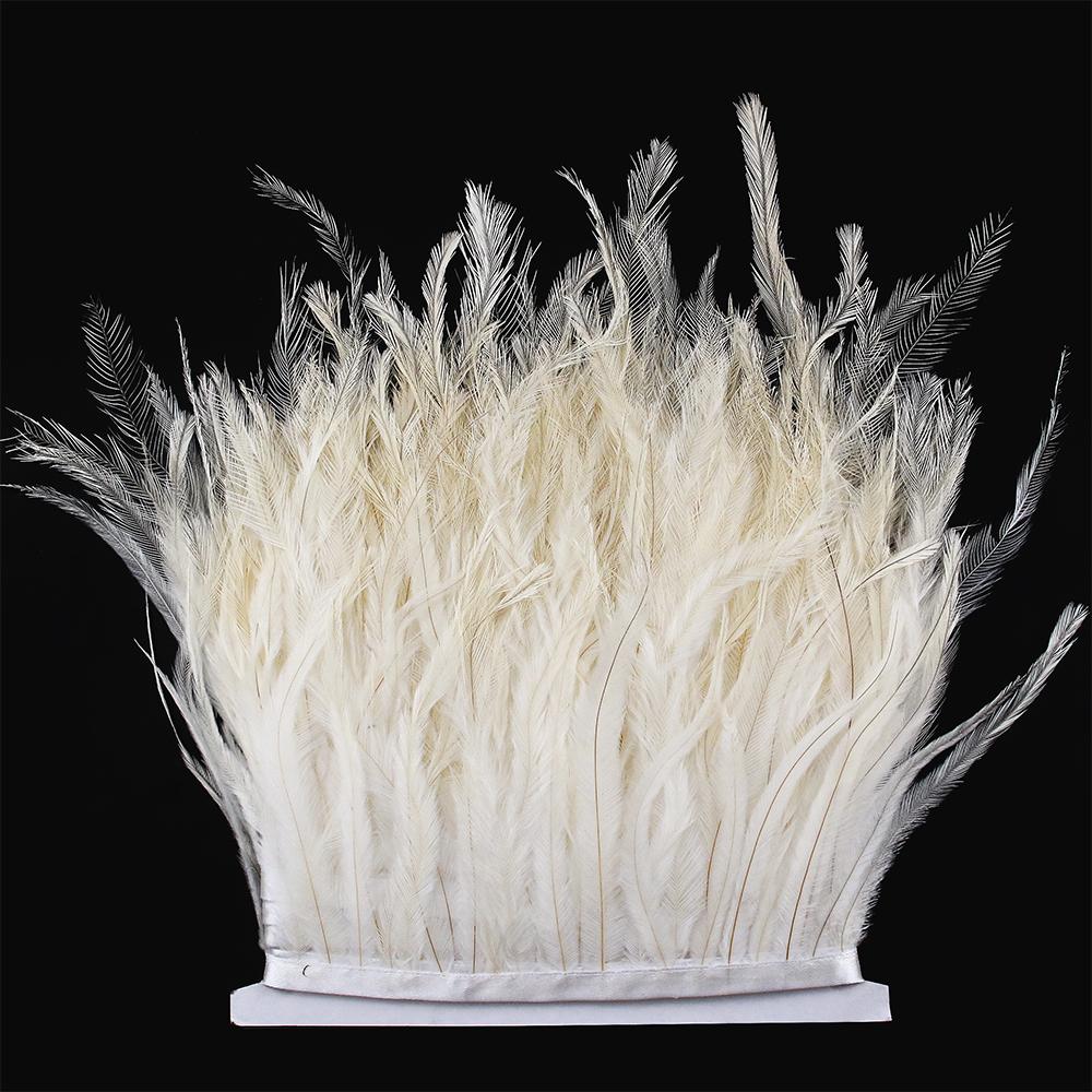Feather1/5/10 Meter Australia Ostrich Feathers Cloth Trims 4-8 Inch/10-20CM Ribbon for Carnival Party Diy Costume