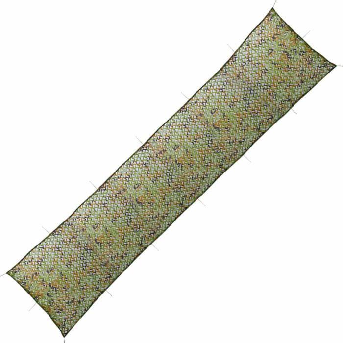 VidaXL Filet de camouflage avec sac de rangement 1,5 x 10 m