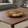 Round Cosmetic Storage Rotating Tray Turntable Desktop Storage Tray  Living Room