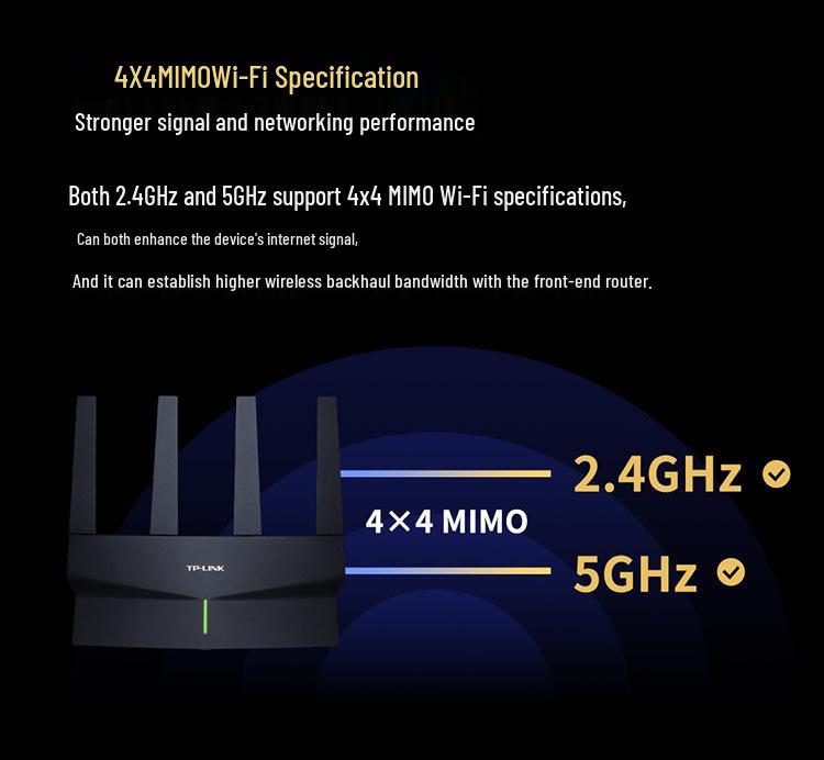 TP-Link Pulin XDR6010 Wireless WiFi 6 AX6000 Gigabit Mesh High-Speed Wall-Penetrating Router