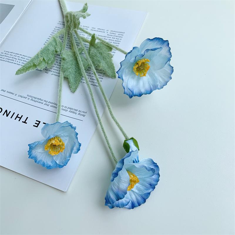 Icelandic Poppy Artificial Silk Flowers for Home Decor