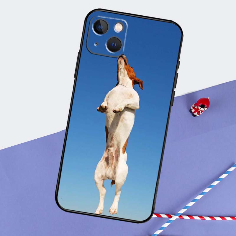 Jack Russell Terrier Dog Phone Case For iPhone 16 15 Pro Max 12 13 Mini 11 14 Pro Max XR 16 15 Plus 16e Cover Coque