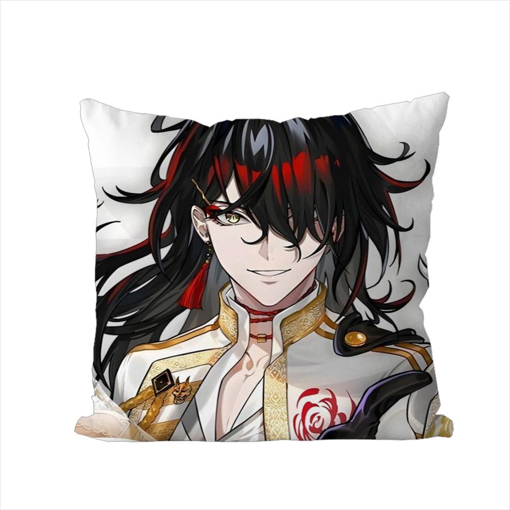 Anime VVox Akuma Pillow Case For Car Sofa Decorative Home Doublesided Print Plush Square Throw Pillow Cushion Cover