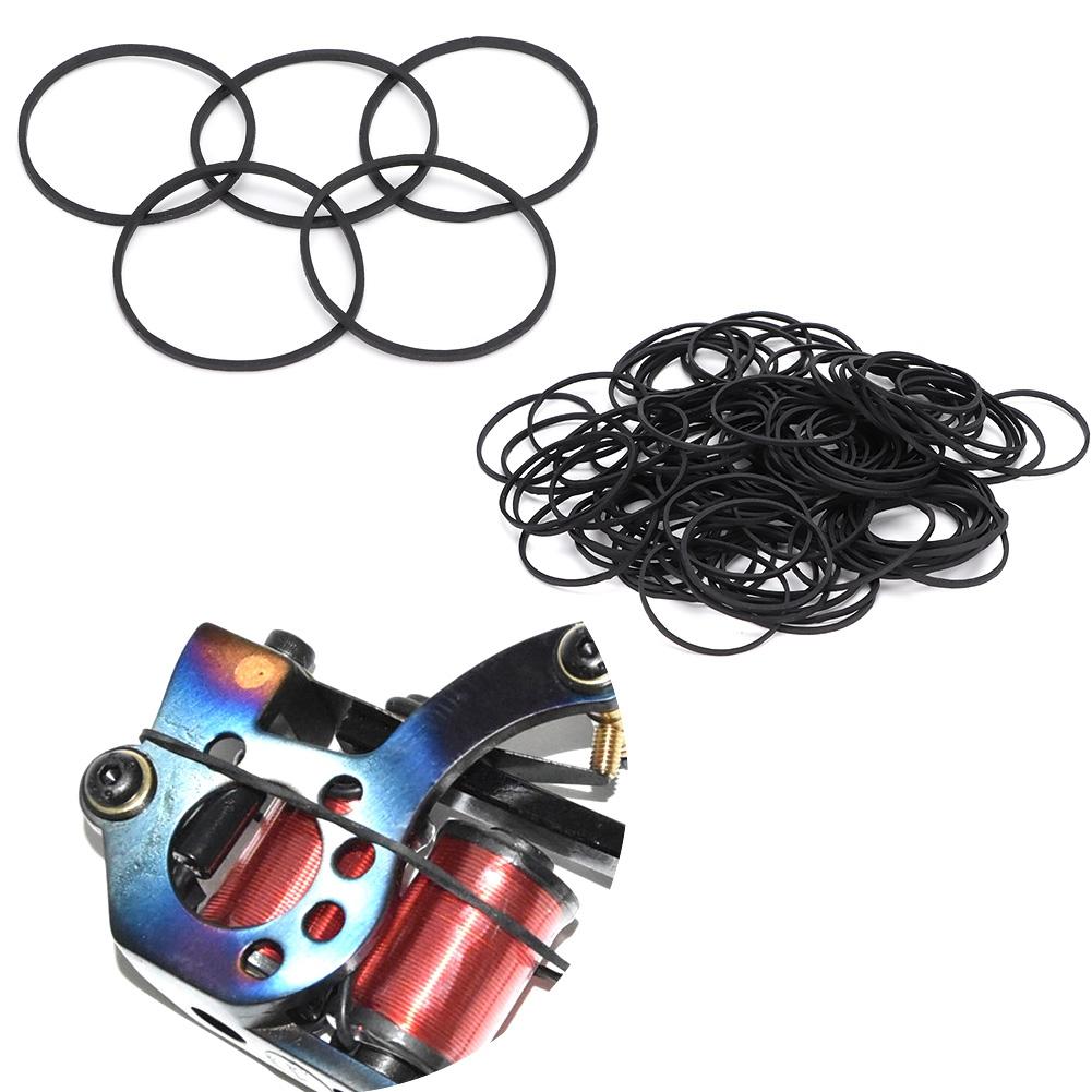 

100pcs Professional Shockproof Tattoo Rubber Bands Ring Accessories for Tattoo Machine