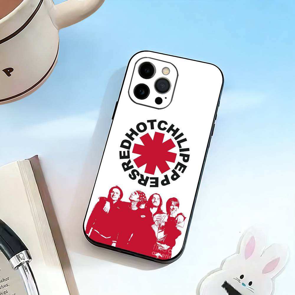 R-Red Hot Chili Peppers Phone Case Silicone Soft For IPhone 17 16 15 14 13 12 11 X XR Plus Pro Max Plus