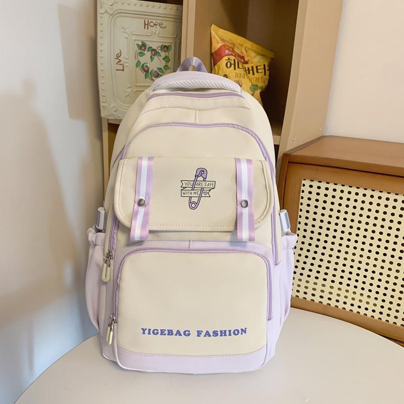 Student Schoolbag College Student Girl Junior High School High School Large Capacity High Value High Quality Versatile Girl Campus Backpack