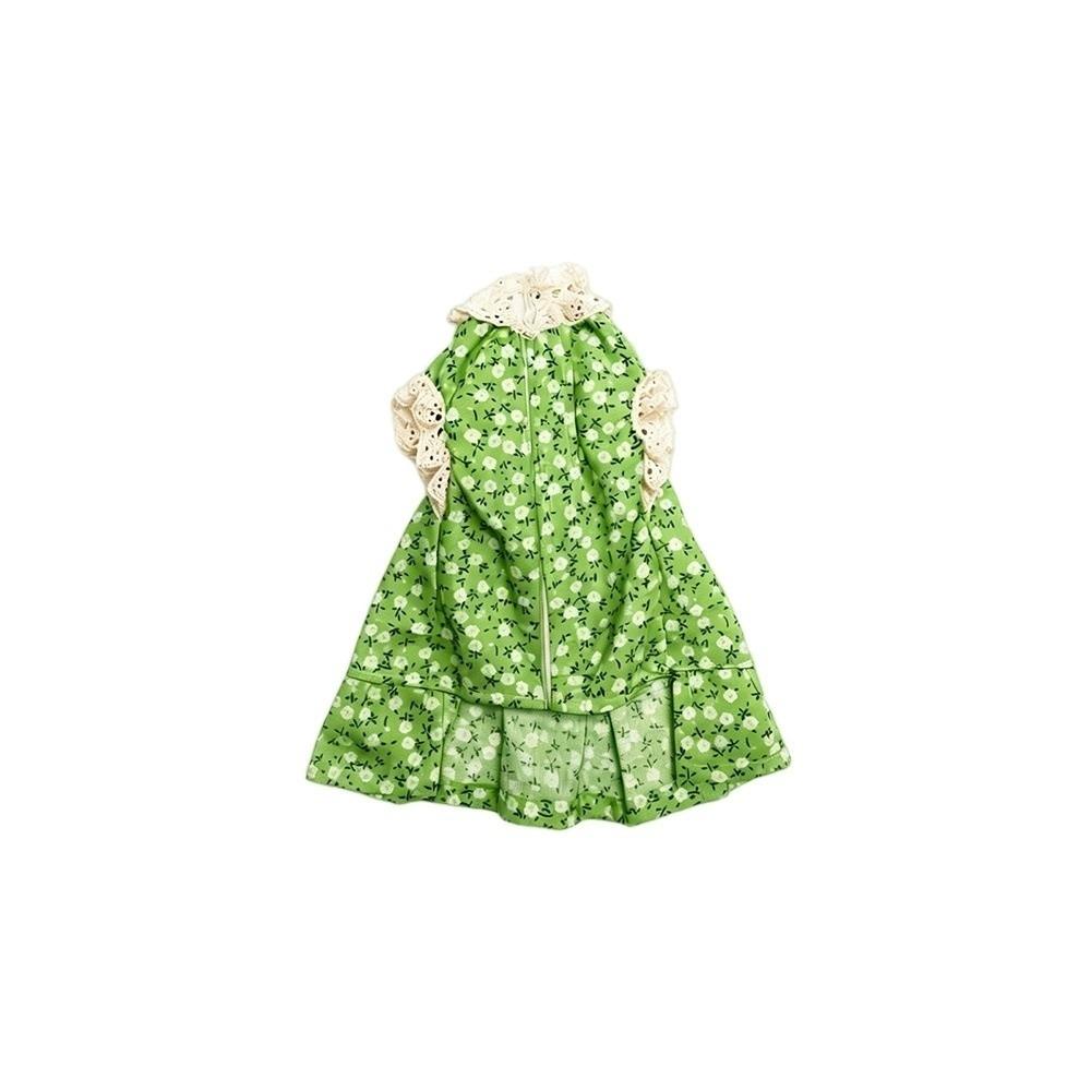 Soft Ferret Vest Harness Adjustable Ferret Dress Wings Ferret Traction Rope Pet Walking Green Dress