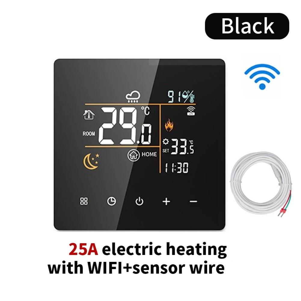 Remote Control Digital Thermostat and Hygrometer for Tuya Smart WiFi System with Anti Freeze and Safety Features