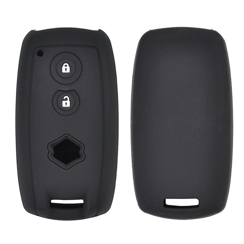 Cover Chiave Auto In Fibra Di Carbonio ABS – Compatibile Suzuki SX4, Swift, Grand Vitara, Jimny (Rosso)