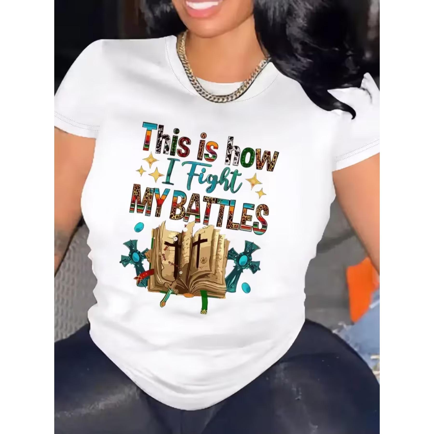Women Casual Short Sleeve Tee Cotton Comfortable Crew Neck, Soft Adorable Tees Tops S