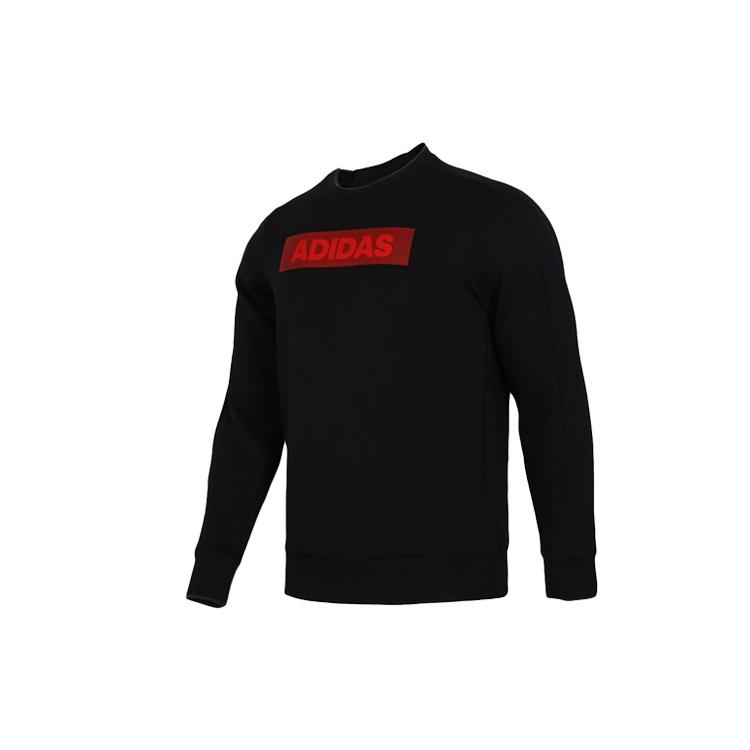 adidas Sports Jacket Round Neck Pullover Black Men s EH3782 M