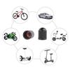 Resin Air Valve Caps for Bicycles, Cars, Motorcycles, Trucks, Black Tire Valve Caps with
