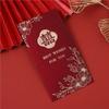 6pcs Chinese Style New Year Red Envelopes Blessing Gifts Packing Bags  Spring Festival Supplies