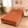 3pcs Minimalist Style Solid Color Theme Print Coreless Bed Sheet Set Multi Size Comfortable Bed Cover Bedroom Bedding Decoration