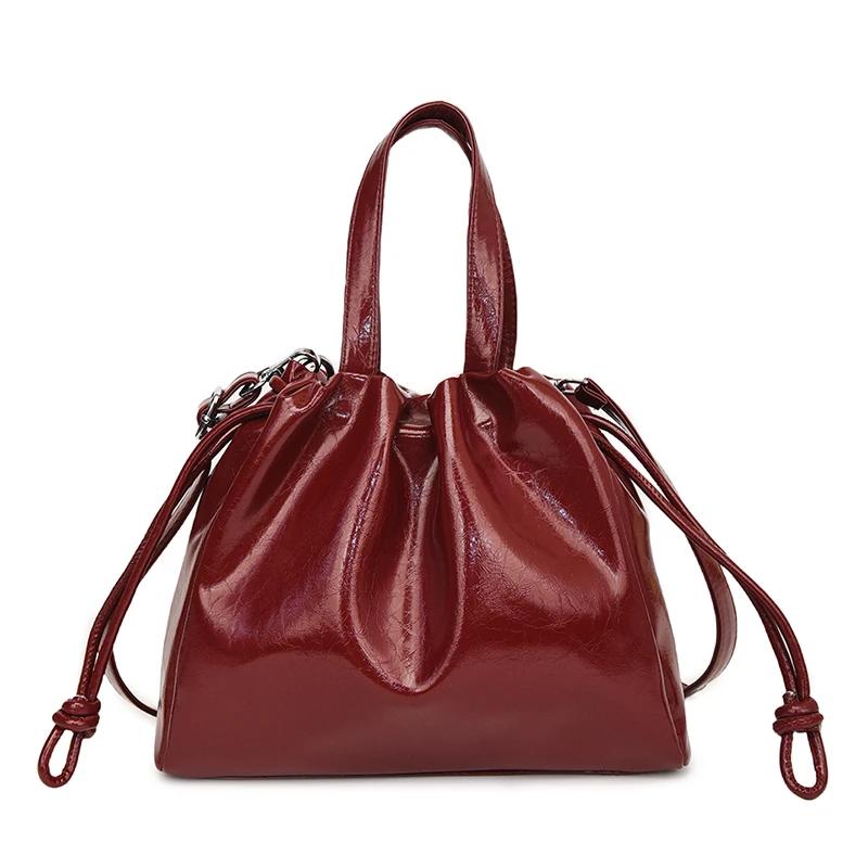 Women's Handbags  New Fashion High Quality Simple Versatile Shoulder Bags Women Commuting Luxury Designer Drawstring Bags
