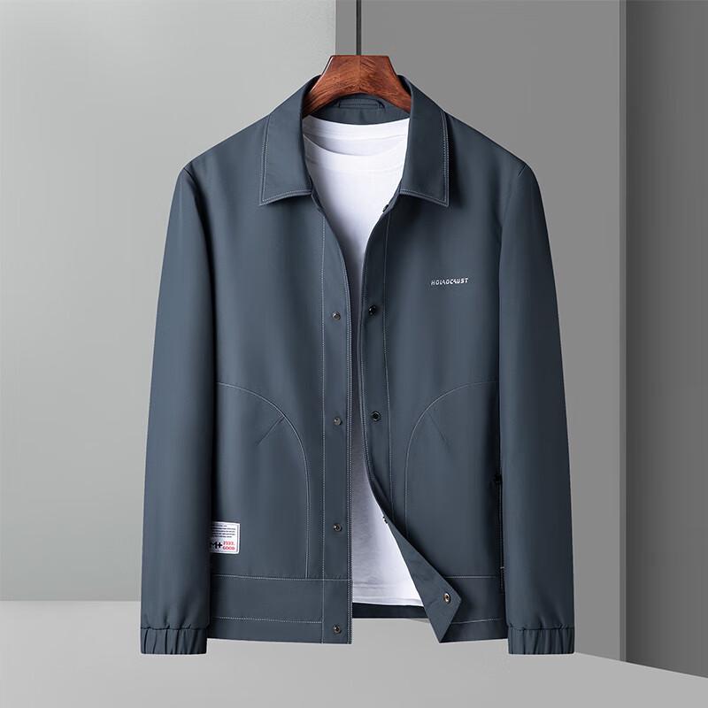 Yiliteng Men s Casual Lapel Jacket YTMZL22230 L