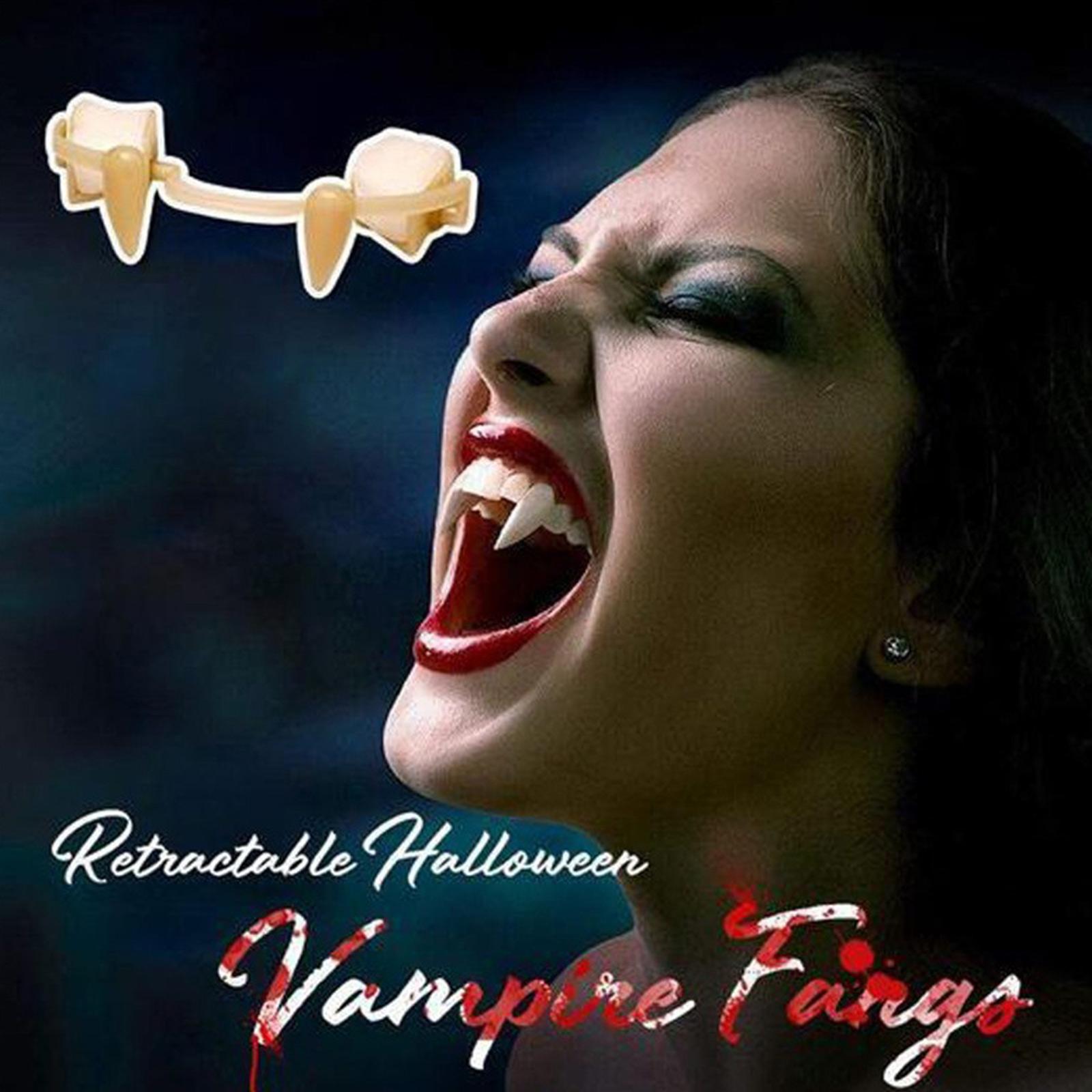 

Halloween Teeth Ball Party Dress Up Cosplay Props Fangs One Size