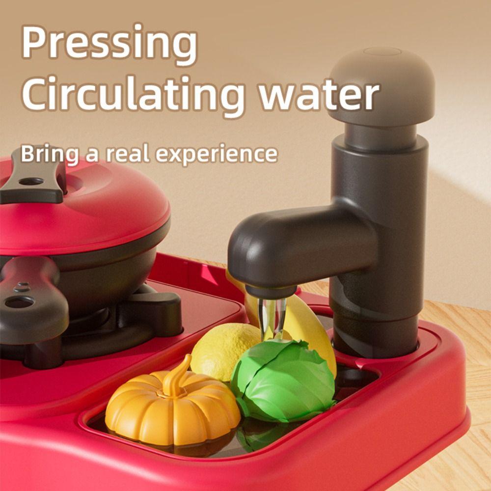 Colorful Simulation Kitchen Play Toys DIY Afternoon Tea Toy Set  Cookware Accessories