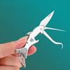 Multi-Function keychain 304 Stainless Steel Can Open Bottle Toothpick Knife Pick Teeth Carry Around Activities Exquisite Gifts