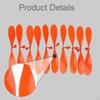 10Pcs RC Airplane Propellers Accessory Practical Premium Portable Easy to Install Replace Model