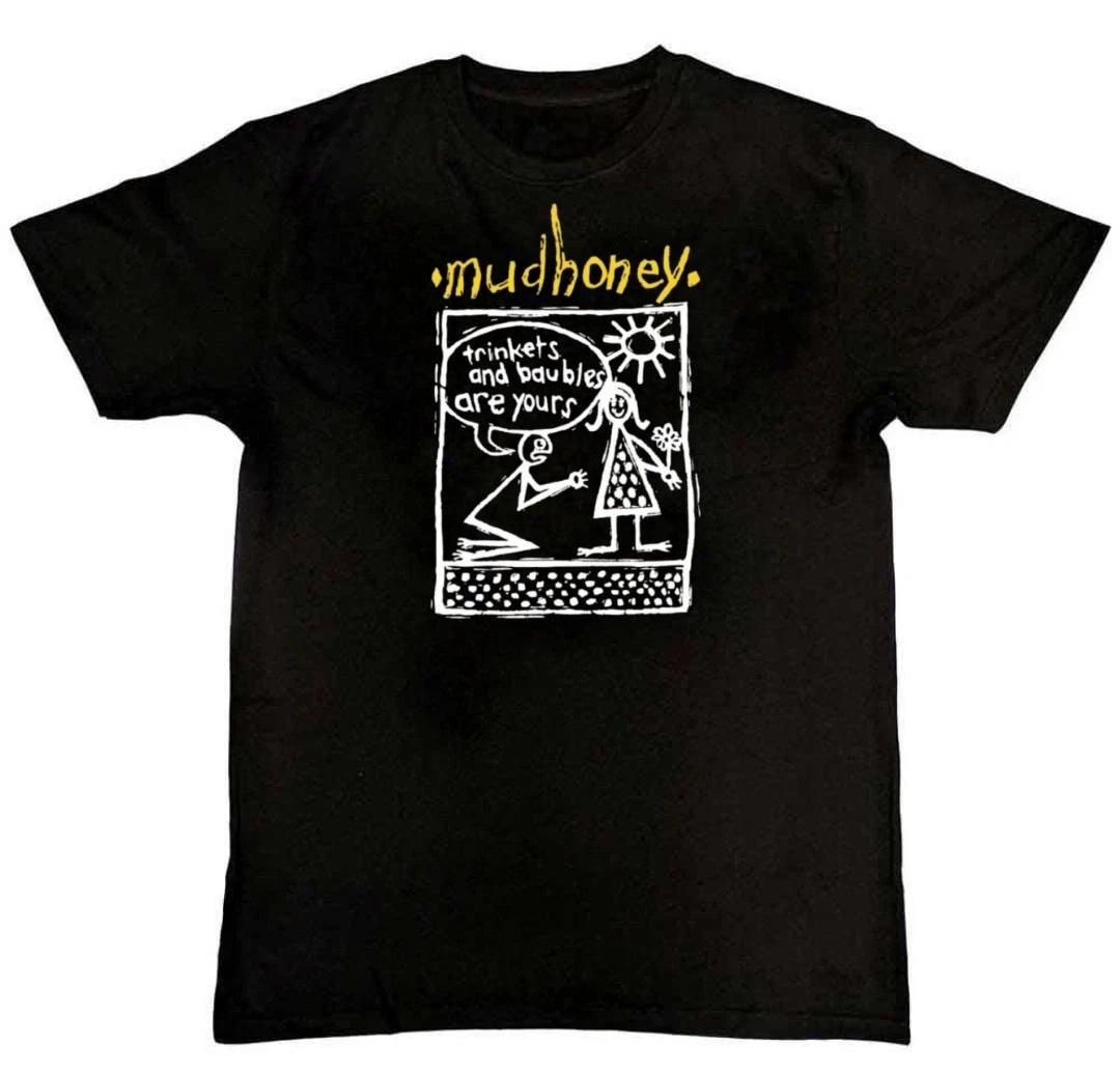 

MUDHONEY TRINKETS & BAUBLES Graphic Unisex Mens 100% Cotton T-shirt Mens Tees Top S