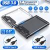 USB3.0 HDD Enclosure 2.5 Inch SSD Case High Speed External HDD Case