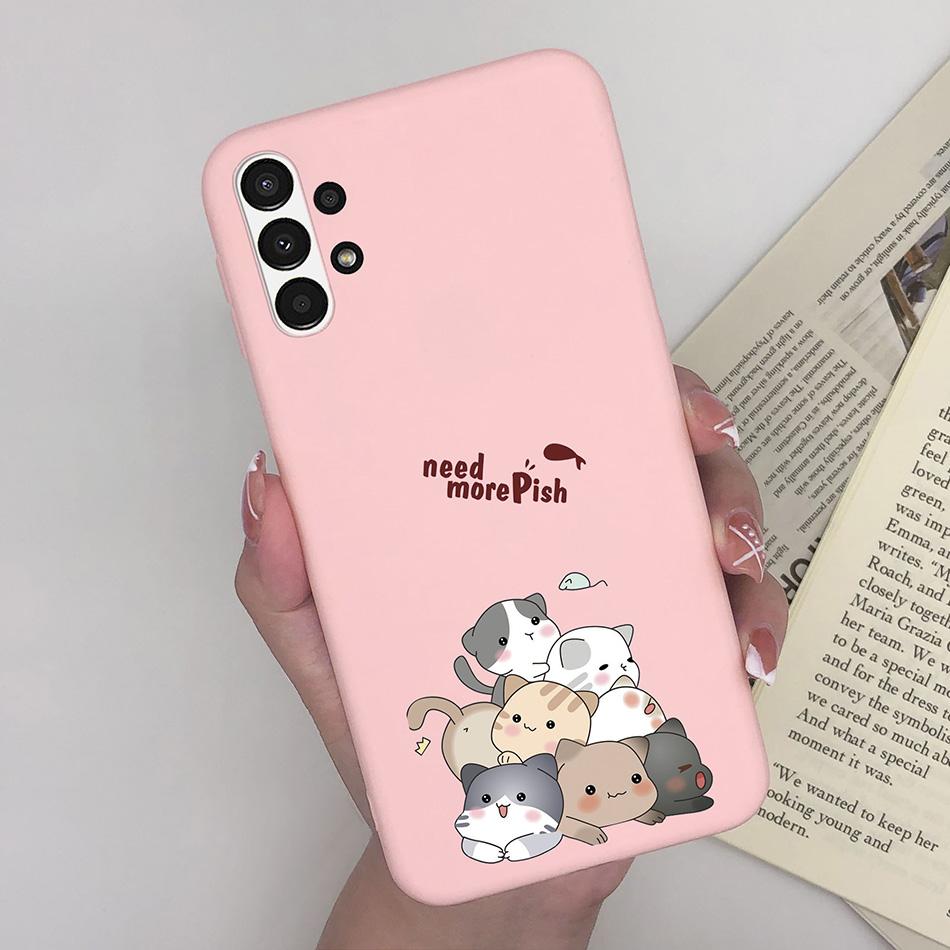 For Samsung Galaxy A13 Phone Case SM-A135F Cute Bumper Cartoon Silicone Soft Funda Cover For Samsung A 13 GalaxyA13 Coque Capa