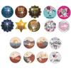 1 Set Christmas/Valentine's Day Diamond Painting Gift - DIY Full Diamond Acrylic Round Coaster Placemat